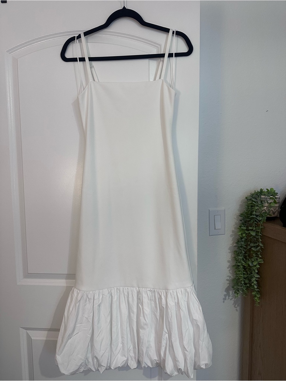 Astr White Midi Dress